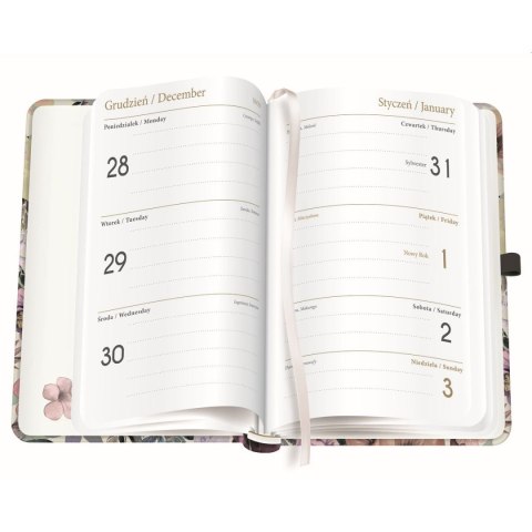 Kalendarz książkowy (terminarz) mat+uv NAVY A6 Interdruk (192 strony) Interdruk