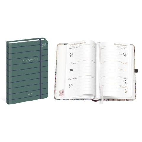 Kalendarz książkowy (terminarz) mat+uv NAVY A6 Interdruk (192 strony) Interdruk