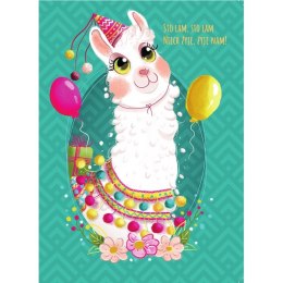 Kartka składana B6 LAMA 2 C6 Henry (5907465662741) Henry