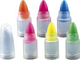 Kredki do malowania twarzy segmentowe fluo 6 kol. Titanum Titanum