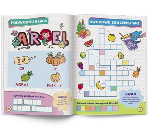Książeczka edukacyjna Disney. Krzyżówki obrazkowe Ameet (KRZ 9101) Ameet