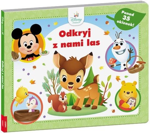 Książeczka edukacyjna Disney Maluch. Odkryj z nami las. Ameet (ok 9202) Ameet