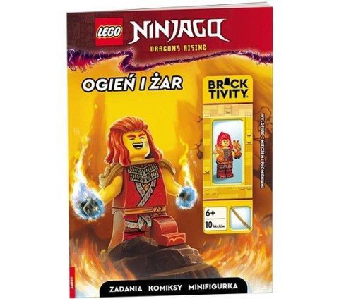 Książka dla dzieci LEGO® NINJAGO®. Ogień i Żar Ameet (LNC 6749) Ameet