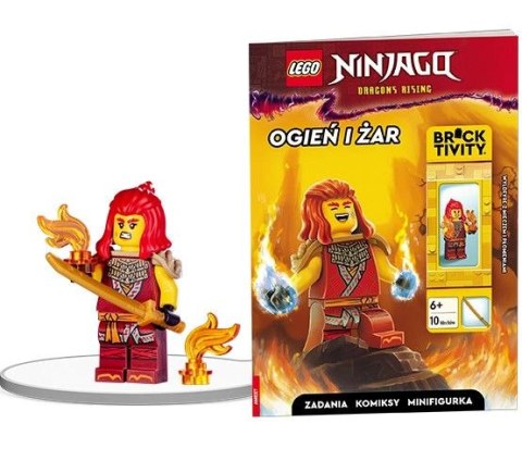 Książka dla dzieci LEGO® NINJAGO®. Ogień i Żar Ameet (LNC 6749) Ameet