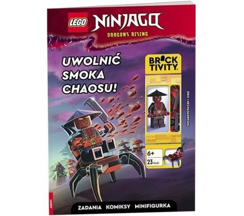 Książka dla dzieci LEGO® NINJAGO®. Uwolnić Smoka Chaosu! Ameet (LNC 6739) Ameet