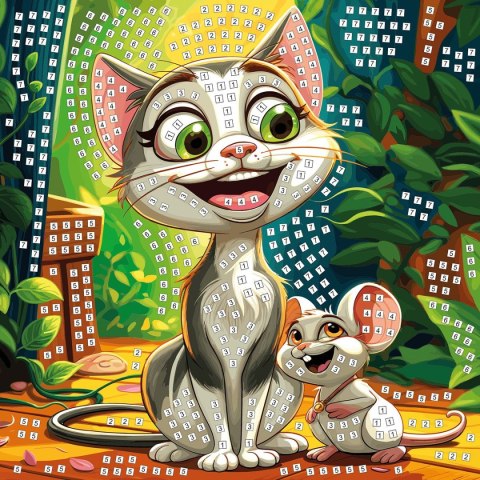 Mozaika kot i mysz Fun&Joy Fun&Joy