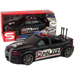 Samochód policyjny 1:16 Czarny Dźwięk Lean (13600) Lean