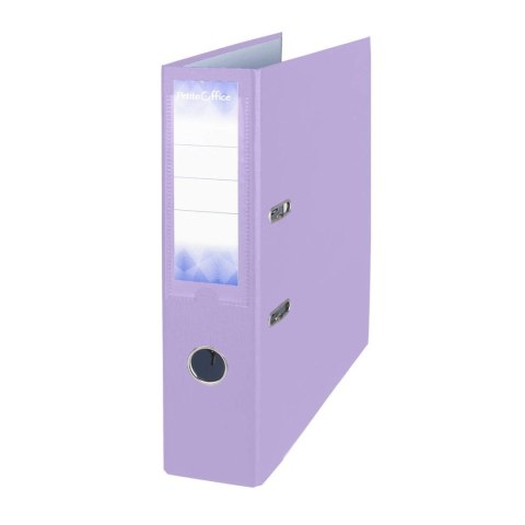 Segregator dźwigniowy A4/75 pastelowy fioletowy 5905658854676 PETITTE OFFICE A4 75mm fiolet Strigo (PO54676) Strigo