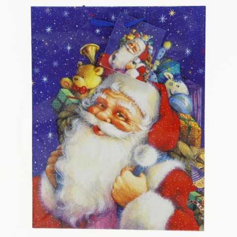 Torba prezentowa torebka laminowana mikołaje [mm:] 178x229x 98 Panorama (pl-2) Panorama