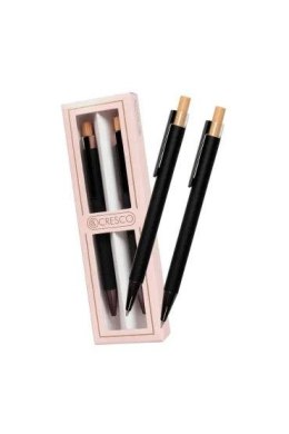 Zestaw piśmienniczy DYPLOMAT CZARNY Dy-02 DŁUGOPIS +OŁÓWEK Cresco (250053) Cresco