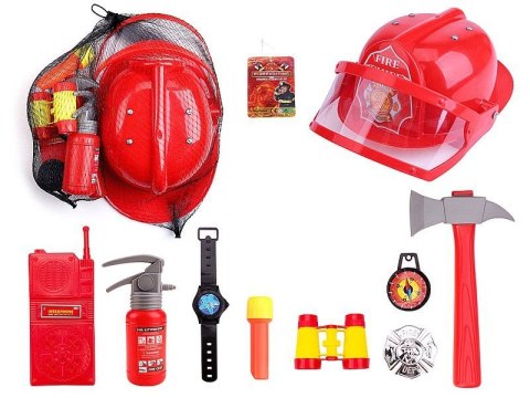 Akcesoria do kostiumów zestaw strażacki z hełmem Adar (582439) Adar