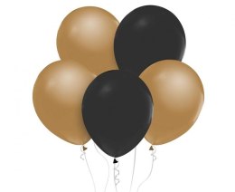 Balon gumowy Beauty&Charm metaliki złote i czarne 10 szt. mix 12cal Godan (CB-1MZC) Godan