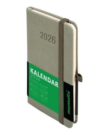 Kalendarz książkowy (terminarz) 2026 OLIWKOWYTDW A6 Antra Antra