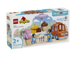 Klocki konstrukcyjne Duplo Wyprawa po lody z Blue Lego (10458) Lego