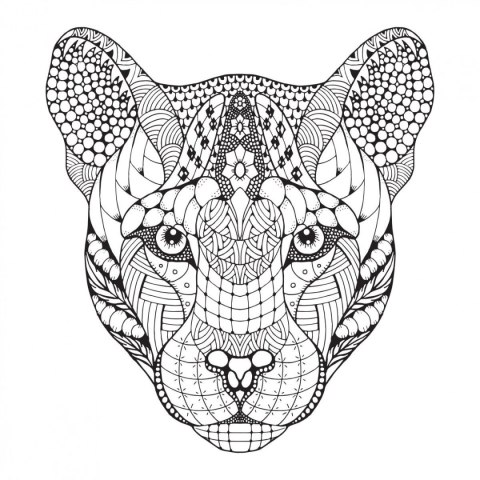 Kolorowanka Mandale. Zwierzęta.