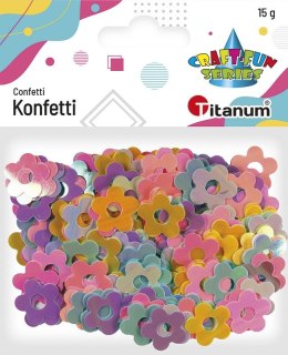 Konfetti Craft-Fun Series kwiaty 19mm pastelowe Titanum (11wc005) Titanum