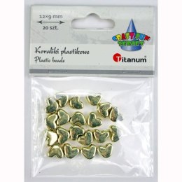 Koraliki kreatywne Craft-Fun Series lustrzane serca Titanum (25BJ033111) Titanum