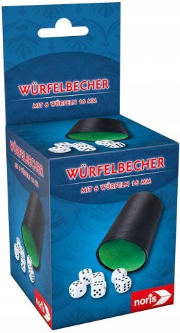 Kości do gry z kubkiem Noris (615-4512) Noris