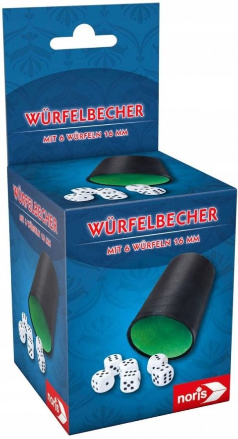 Kości do gry z kubkiem Noris (615-4512) Noris