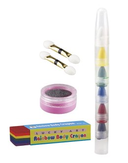 Kredki do malowania twarzy segmentowe 6 kol. Titanum Titanum