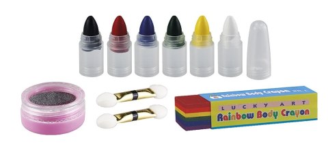 Kredki do malowania twarzy segmentowe 6 kol. Titanum Titanum