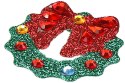 Kryształki Craft-Fun Series Wianki bożonarodzeniowe czerwono-zielony Titanum (DIY-CH-12(106)) Titanum