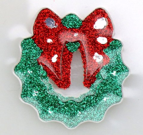 Kryształki Craft-Fun Series Wianki bożonarodzeniowe czerwono-zielony Titanum (DIY-CH-12(106)) Titanum