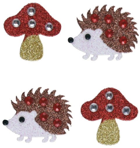 Kryształki Craft-Fun Series muchomorki, jeże mix Titanum (25MH0302) Titanum