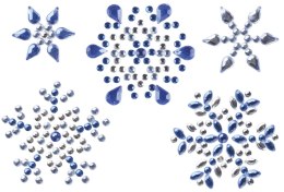 Kryształki Craft-Fun Series płatki śniegu niebieskie Titanum (25MH0326) Titanum