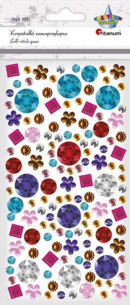 Kryształki Craft-Fun Series samoprzylepne Mix kształtów mix Titanum Titanum