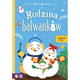 Książeczka edukacyjna Pada, pada śnieg.Rodzina bałwanków Zielona Sowa Zielona Sowa