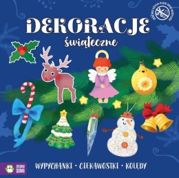 Książeczka edukacyjna Świąteczne wypychanki. Dekoracje świąteczne Zielona Sowa Zielona Sowa