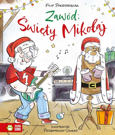 Książeczka edukacyjna Zawód: Święty Mikołaj Zielona Sowa Zielona Sowa