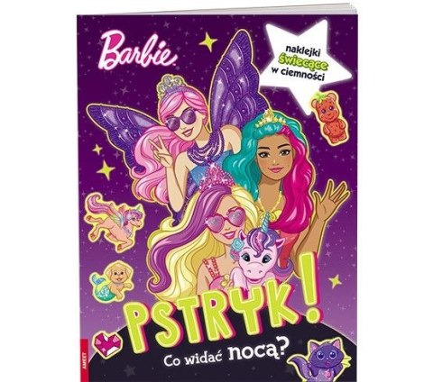 Książka dla dzieci Barbie™. Pstryk! Co widać nocą? Ameet (GLO 1401) Ameet