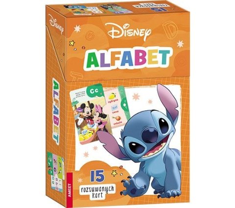 Książka dla dzieci Disney. Karty Alfabet Ameet (KWY 9101) Ameet