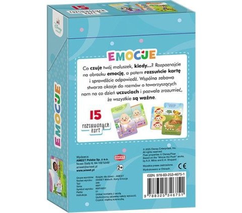 Książka dla dzieci Disney Maluch. Karty Emocje Ameet (KWY 9201) Ameet