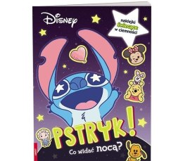 Książka dla dzieci Disney. Pstryk! Co widać nocą? Ameet (GLO 9101) Ameet