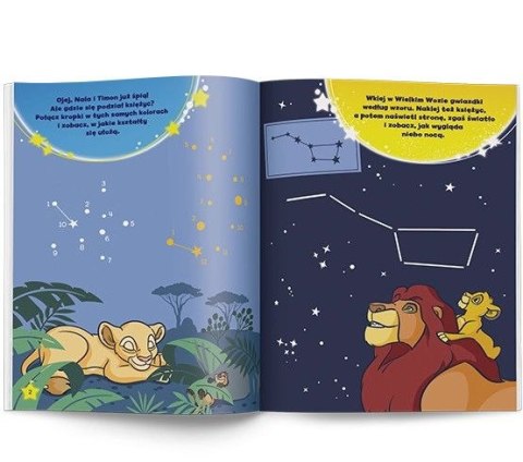 Książka dla dzieci Disney. Pstryk! Co widać nocą? Ameet (GLO 9101) Ameet