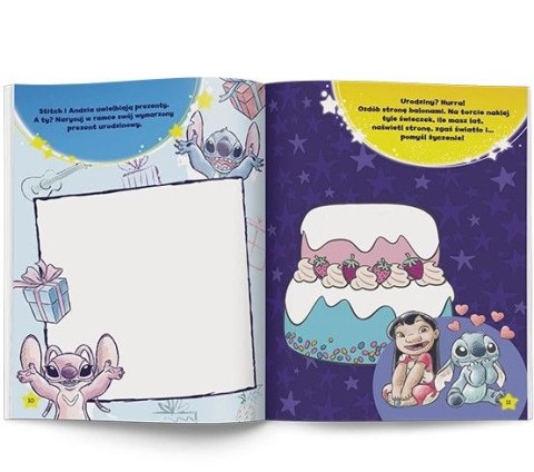 Książka dla dzieci Disney. Pstryk! Co widać nocą? Ameet (GLO 9101) Ameet