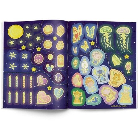 Książka dla dzieci Disney. Pstryk! Co widać nocą? Ameet (GLO 9101) Ameet