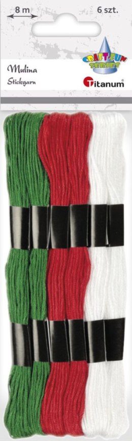 Mulina Craft-Fun Series XMAS 6 szt. 3 kol. Titanum Titanum