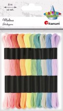 Mulina Craft-Fun Series pastelowa 10 kol. Titanum (25HJ0331-12) Titanum