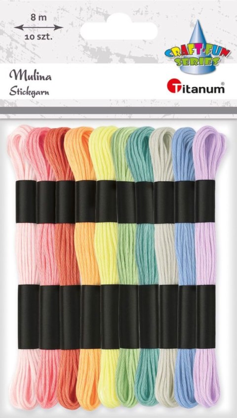 Mulina Craft-Fun Series pastelowa 10 kol. Titanum (25HJ0331-12) Titanum