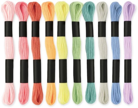 Mulina Craft-Fun Series pastelowa 10 kol. Titanum (25HJ0331-12) Titanum