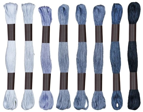 Mulina Craft-Fun Series tonacja szara 8 kol. Titanum (21DT0514-5) Titanum