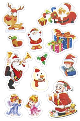 Naklejka (nalepka) Craft-Fun Series 10 plansz Boże Narodzenie Titanum (25XQ0521-1) Titanum