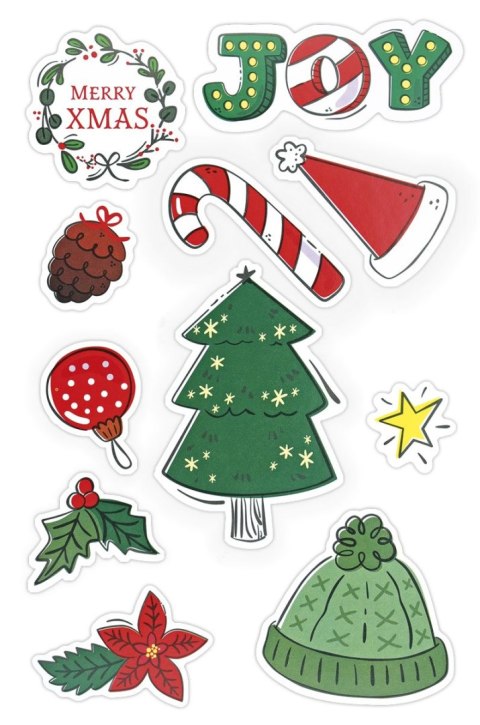 Naklejka (nalepka) Craft-Fun Series 10 plansz Boże Narodzenie Titanum (25XQ0521-2) Titanum