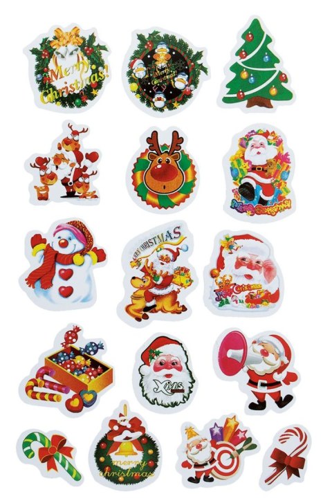 Naklejka (nalepka) Craft-Fun Series 10 plansz Boże Narodzenie Titanum (25XQ0521-3) Titanum