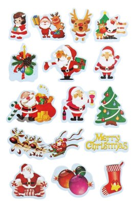 Naklejka (nalepka) Craft-Fun Series 10 plansz Boże Narodzenie Titanum (25XQ0521-6) Titanum