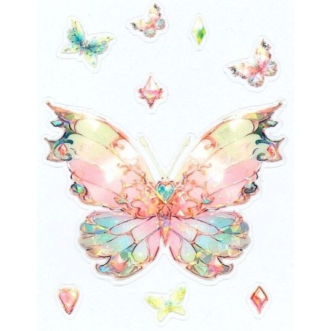 Naklejka (nalepka) Craft-Fun Series Motyle foliowe Titanum (25MD005) Titanum